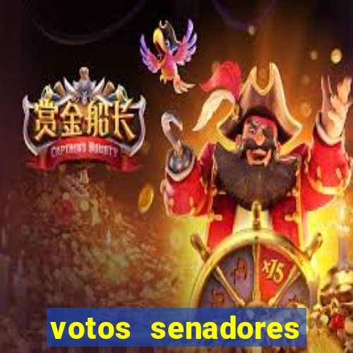 votos senadores impeachment moraes